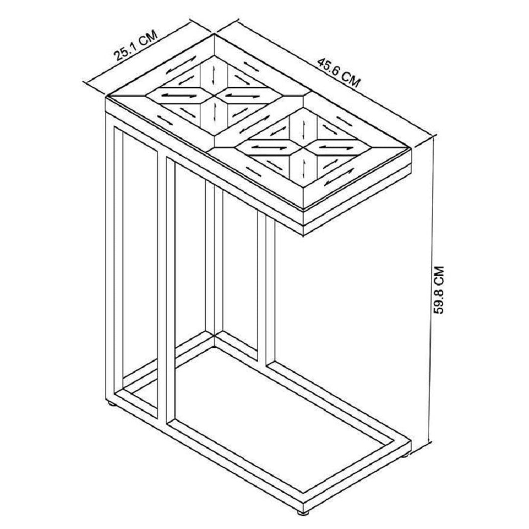 Bentley Designs Athena Fumed Oak Sofa Table