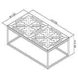 Bentley Designs Athena Fumed Oak Coffee Table