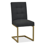 Bentley Designs Athena Upholstered Cantilever Chairs (Pair)