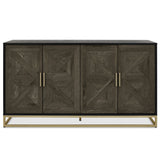 Bentley Designs Athena Fumed Oak Wide Sideboard