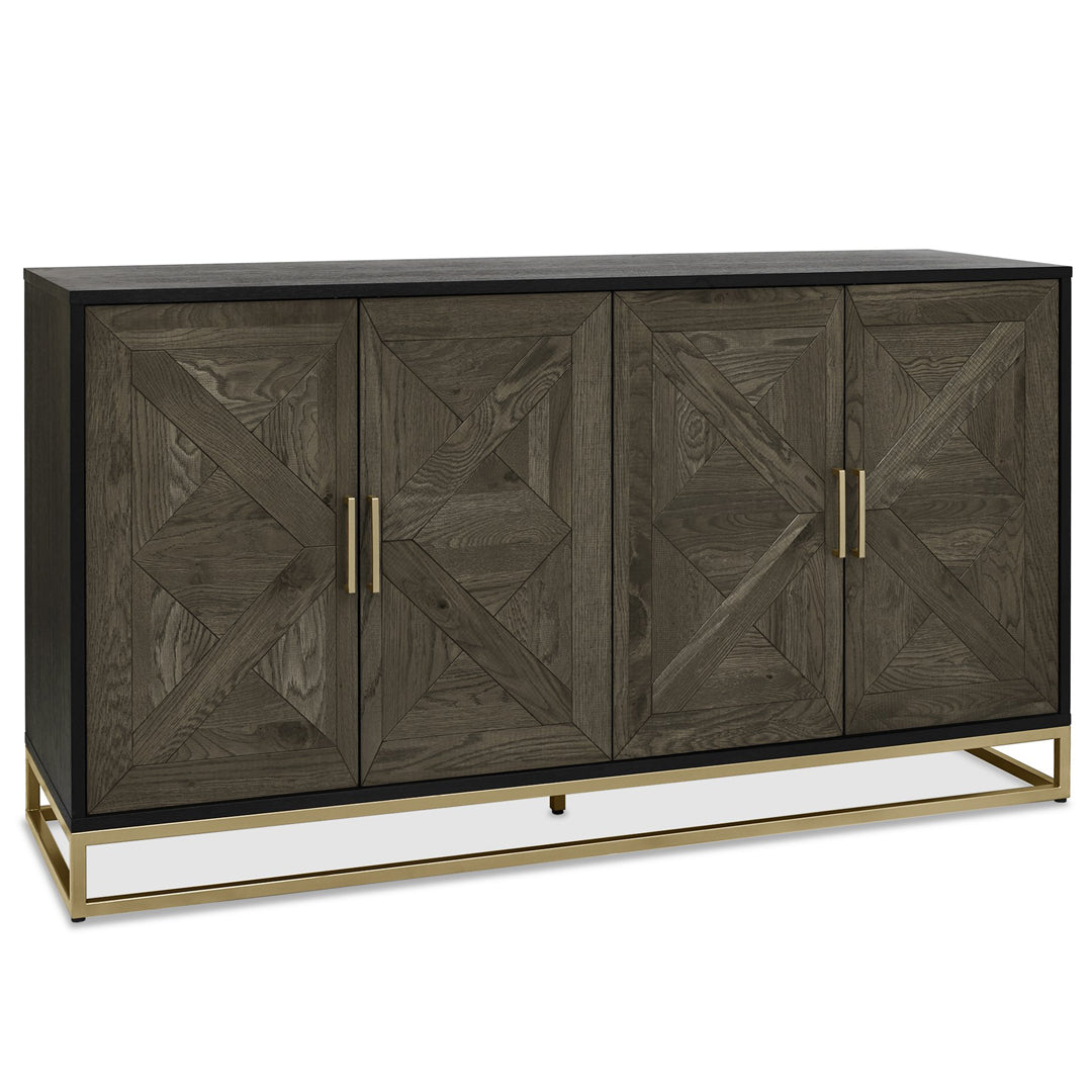 Bentley Designs Athena Fumed Oak Wide Sideboard