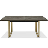 Bentley Designs Athena Fumed Oak 6-8 Dining Table