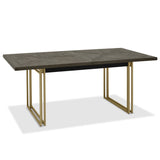 Bentley Designs Athena Fumed Oak 6-8 Dining Table