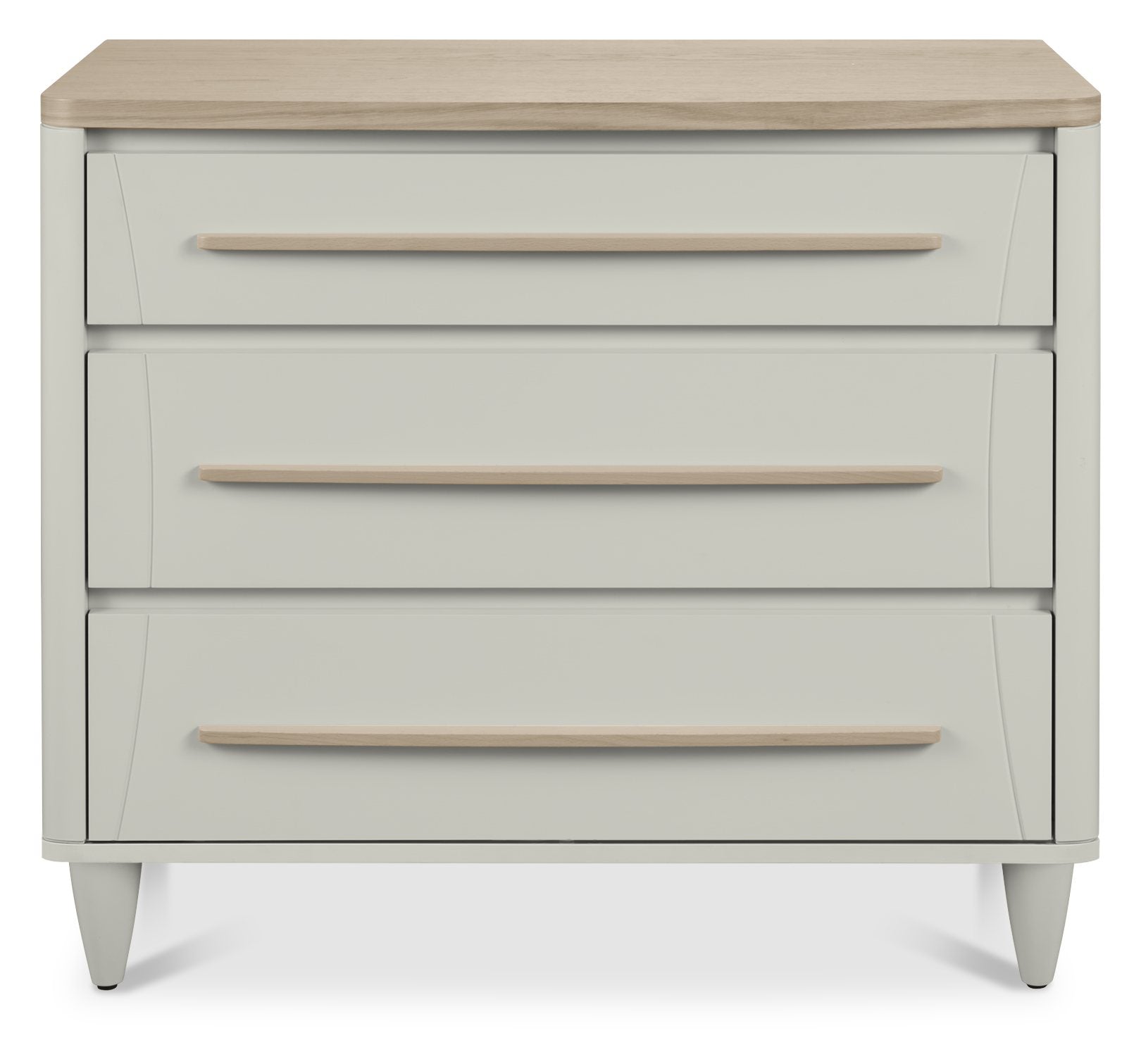 Bentley Designs Larsen Scandi Oak & Soft Grey 3 Drawer Chest