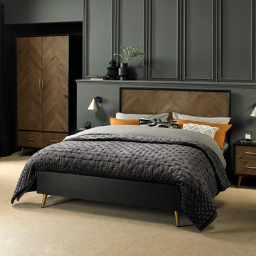 Bentley Designs Sienna Fumed Oak Bedstead