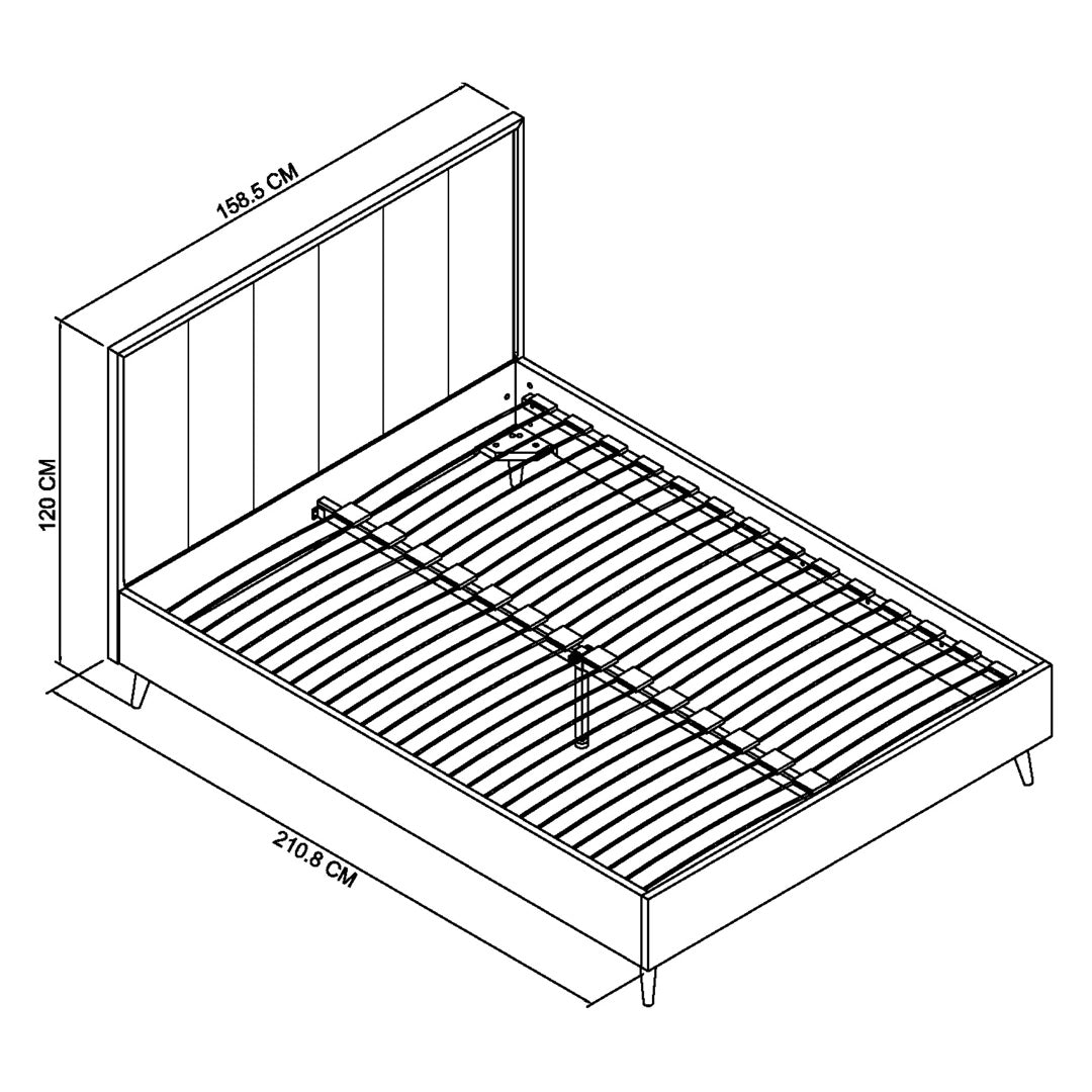 Bentley Designs Sienna Fumed Oak Bedstead