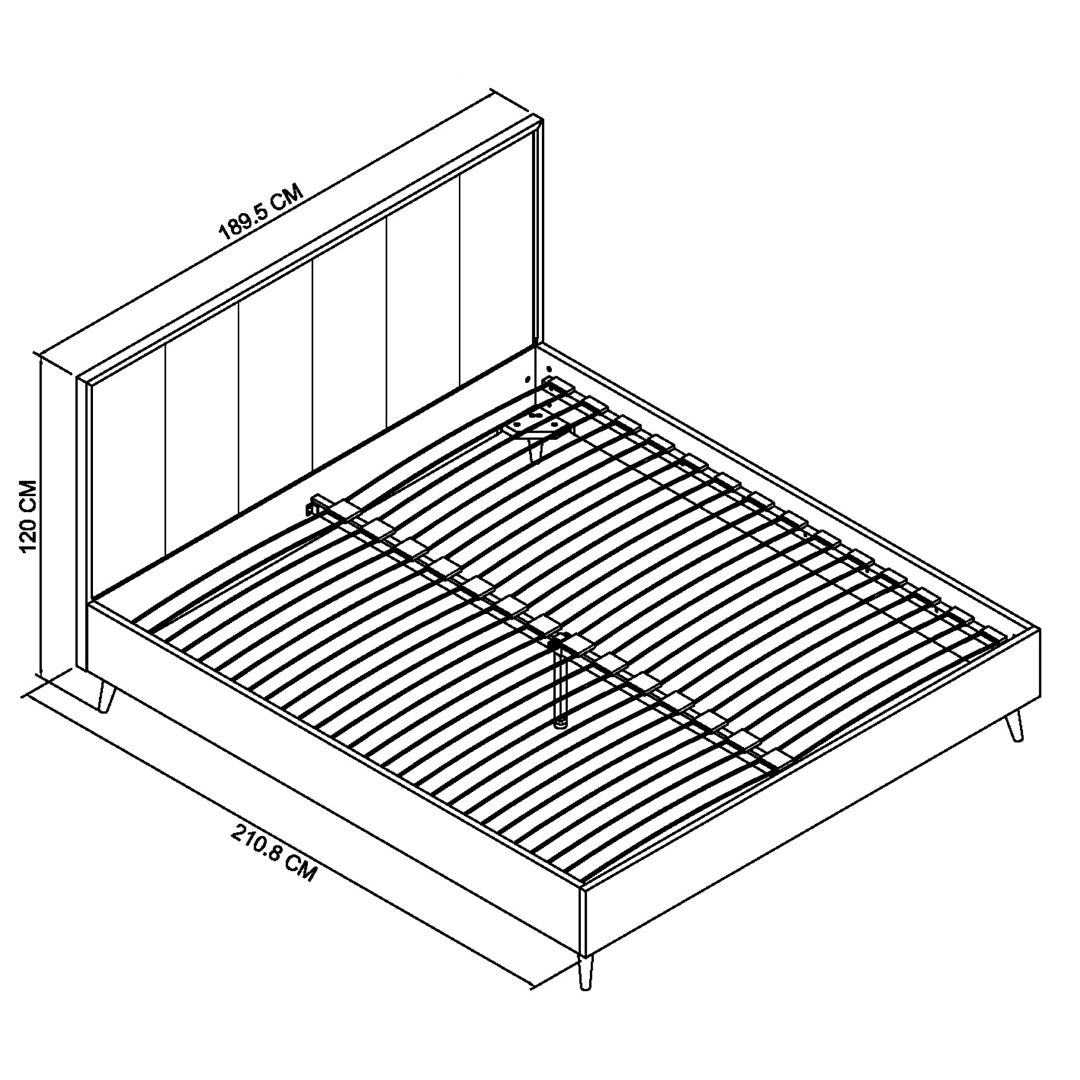 Bentley Designs Sienna Fumed Oak Bedstead