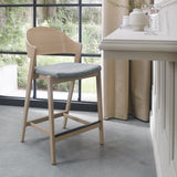 Bentley Designs Vega Scandi Oak Bar Stool