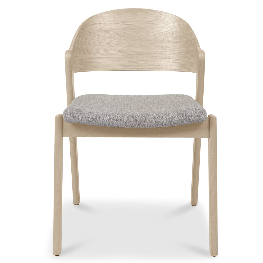 Bentley Designs Vega Scandi Oak Ply Back Chairs (Pair)
