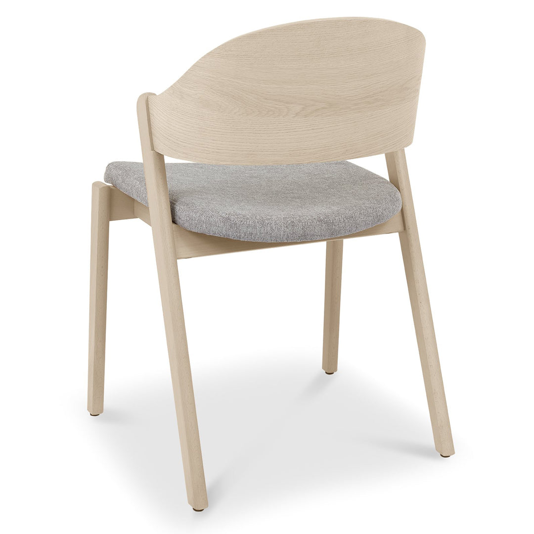Bentley Designs Vega Scandi Oak Ply Back Chairs (Pair)