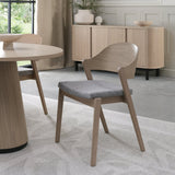 Bentley Designs Vega Scandi Oak Ply Back Chairs (Pair)