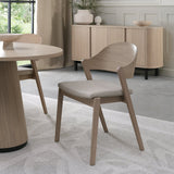 Bentley Designs Vega Scandi Oak Ply Back Chairs (Pair)