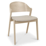 Bentley Designs Vega Scandi Oak Ply Back Chairs (Pair)