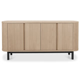 Bentley Designs Vega Scandi Oak & Peppercorn Wide Sideboard