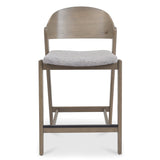 Bentley Designs Vega Grey Oiled Oak Bar Stool