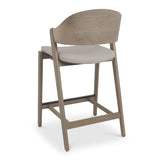 Bentley Designs Vega Grey Oiled Oak Bar Stool