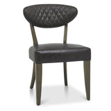 Bentley Designs Ellipse Fumed Oak Dining Chairs (Pair)