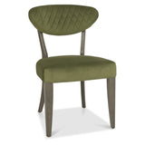 Bentley Designs Ellipse Fumed Oak Dining Chairs (Pair)