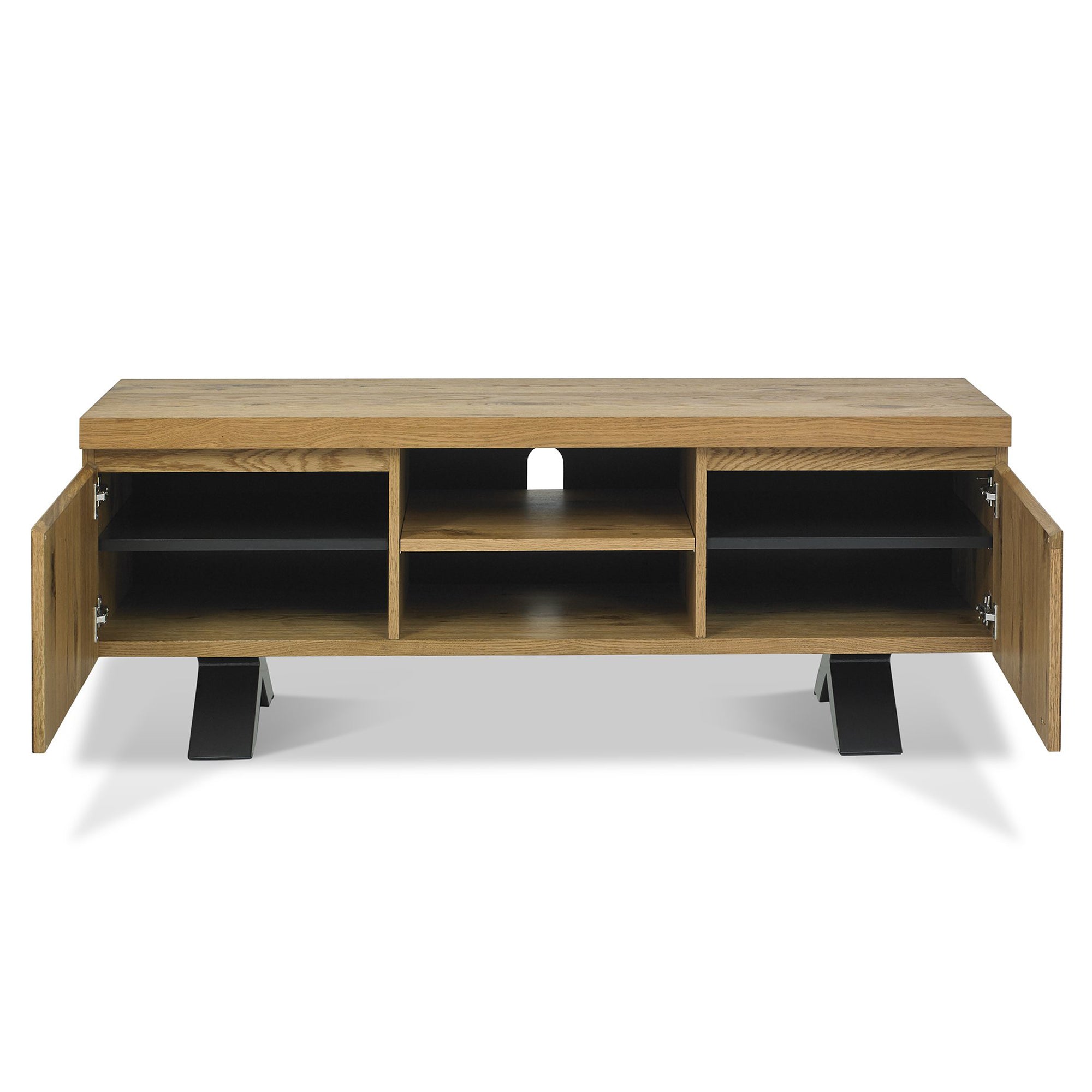 Bentley Designs Ellipse Rustic Oak Entertainment Unit