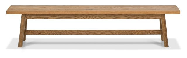 Bentley Designs Camden Rustic Oak Large Bench