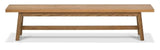 Bentley Designs Camden Rustic Oak Large Bench