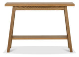 Bentley Designs Camden Rustic Oak Console Table With Shelf