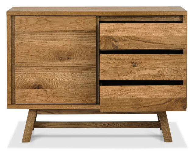 Bentley Designs Camden Rustic Oak Narrow Sideboard