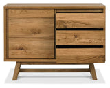 Bentley Designs Camden Rustic Oak Narrow Sideboard