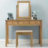 Bentley Designs Atlanta Oak Vanity Mirror