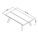 Bentley Designs Cadell Aged Oak Coffee Table