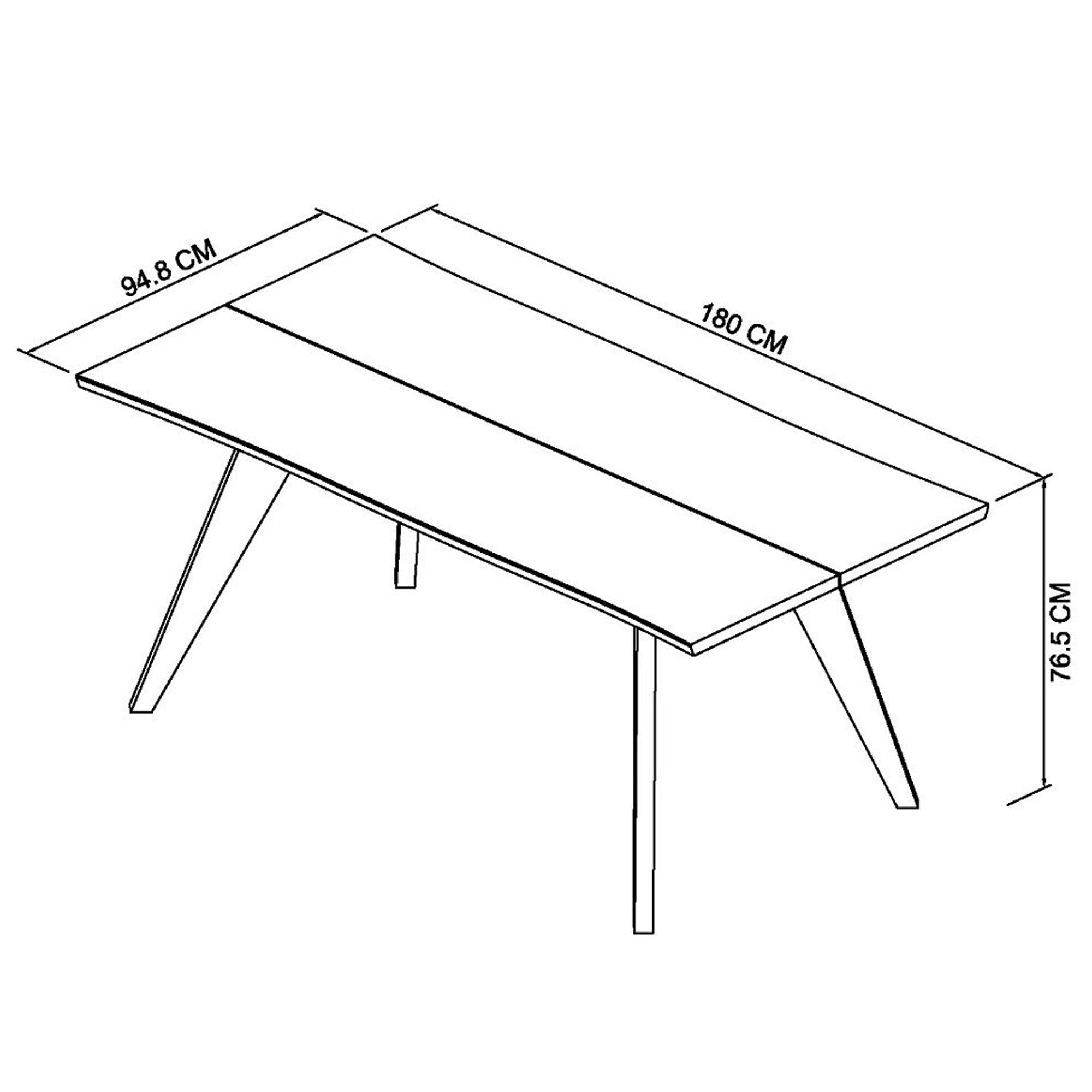 Bentley Designs Cadell Aged Oak 6 Seater Dining Table & 6 Upholstered Chairs
