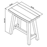 Bentley Designs Camden Rustic Oak Side Table