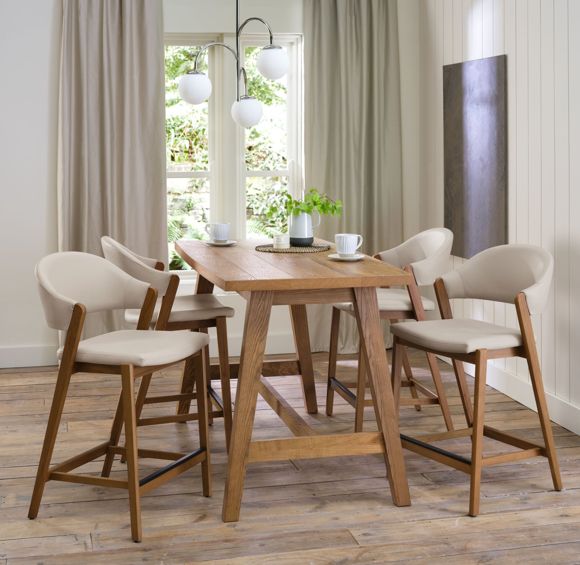 Bentley Designs Camden Rustic Oak Bar Table