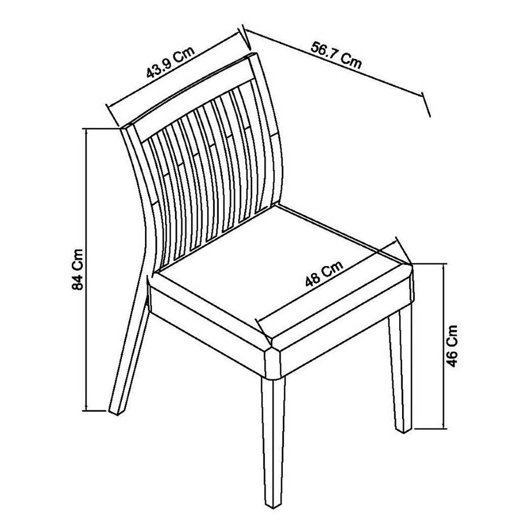 Bentley Designs Bergen Oak Low Slat Dining Chairs (Pair)