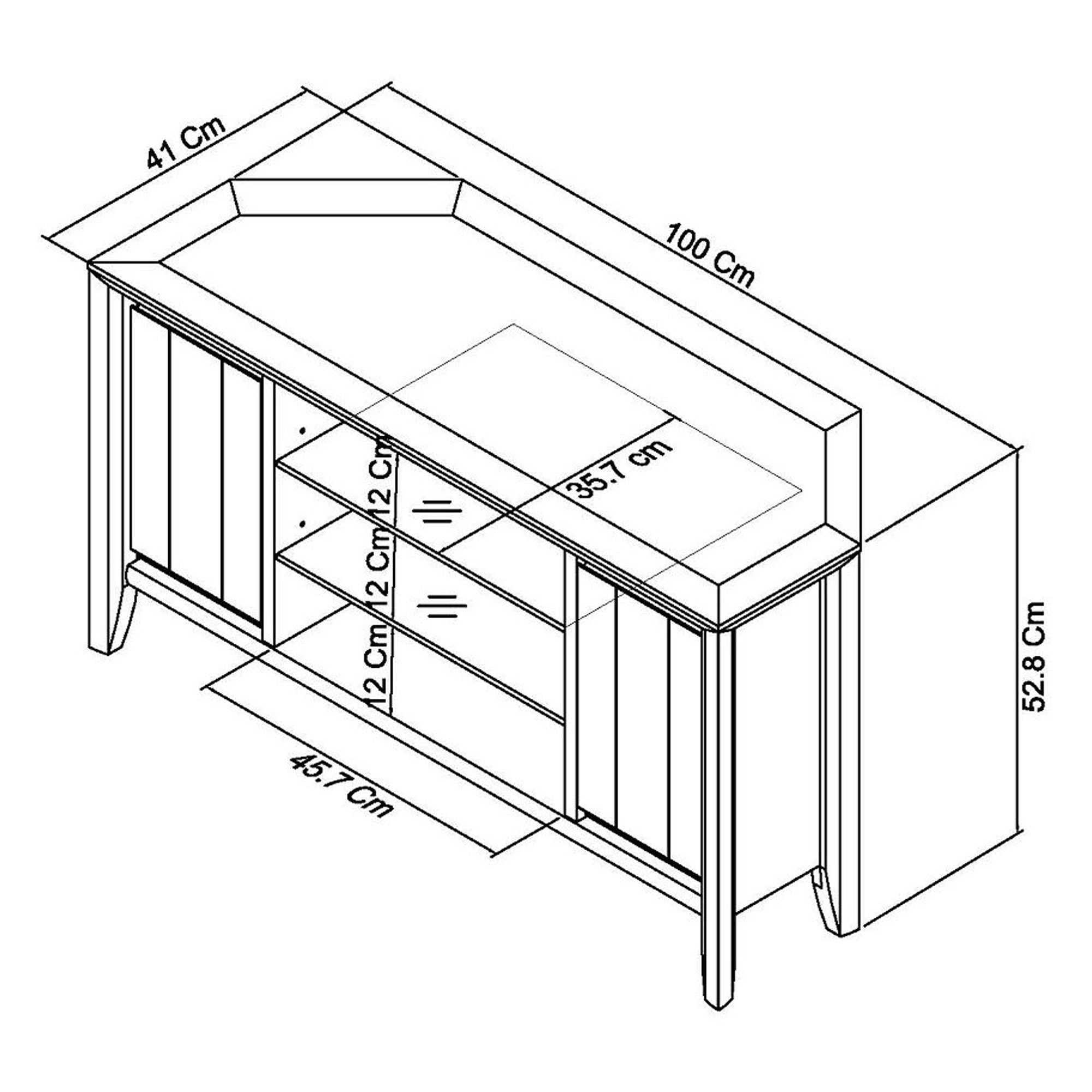 Bentley Designs Bergen Oak Corner Media Unit