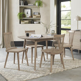 Bentley Designs Dansk Scandi Oak 4 Seater Dining Table & 4 Ilva Chairs