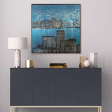 Night Life Canvas by Fabrice de Villeneuve