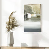 Marina Days Framed Canvas by Craig Trewin Penny