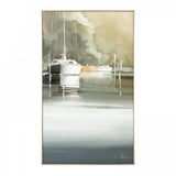 Marina Days Framed Canvas by Craig Trewin Penny