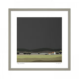 Shady Oaks Pasture Framed Print by Adelene Fletcher