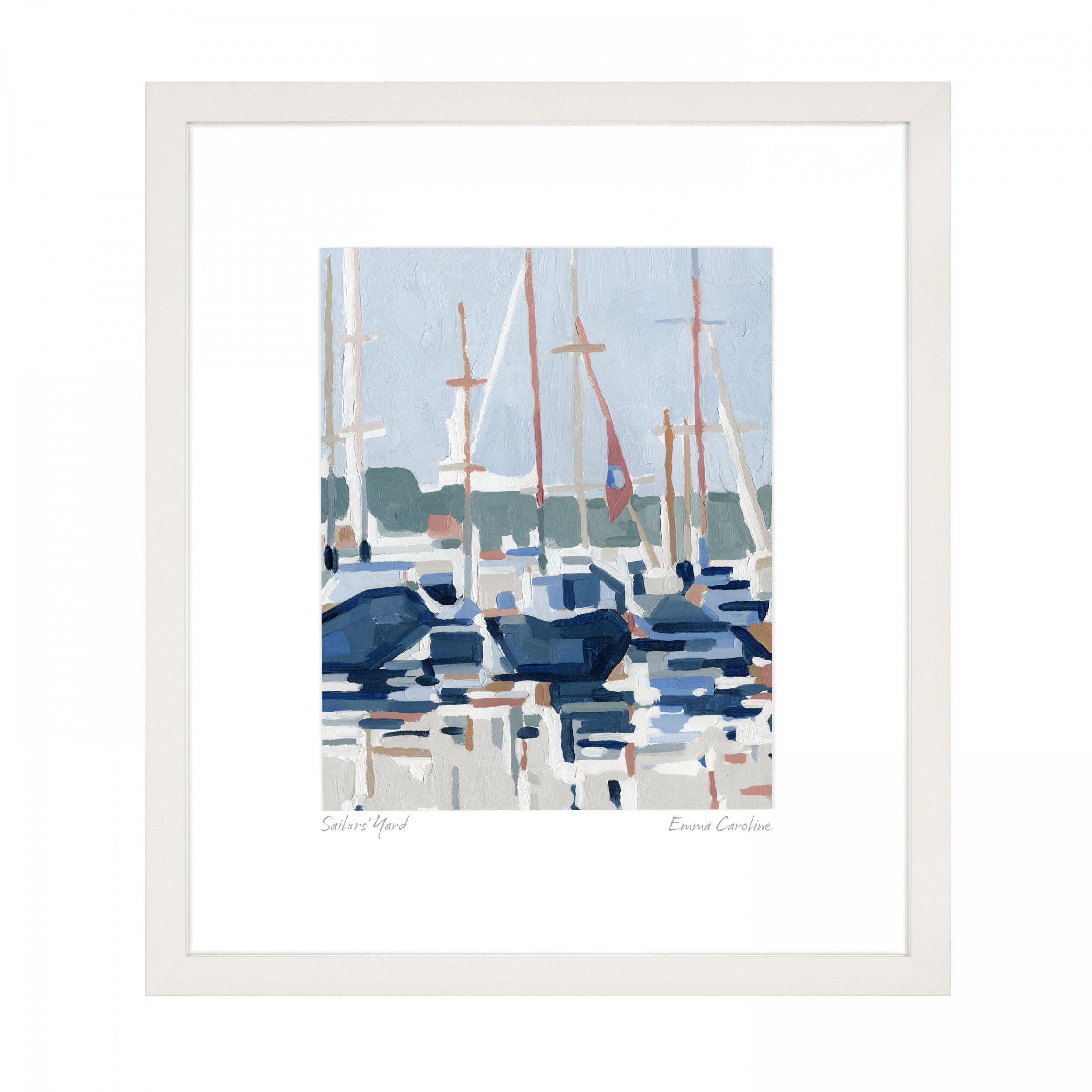 Sailor's Yard Framed Print by Emma Caroline