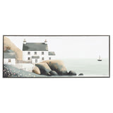 By The Sea Framed Canvas by Sabrina Roscino