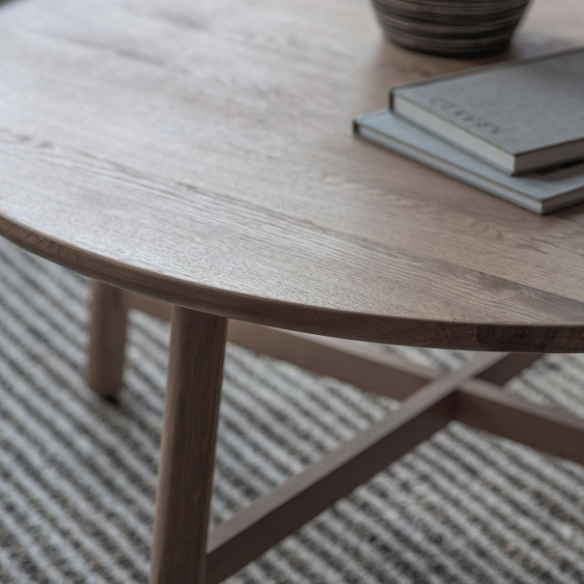 Gallery Kingham Grey Oak Round Coffee Table