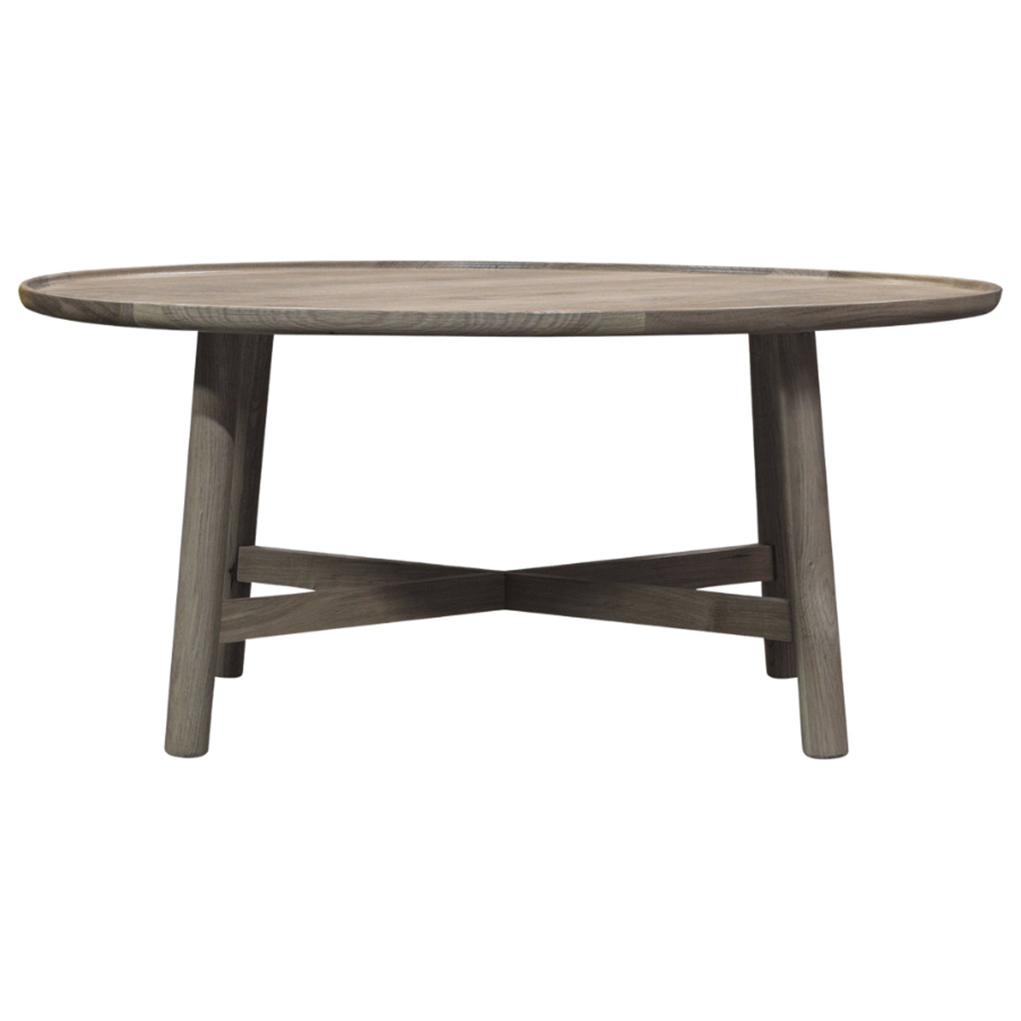 Gallery Kingham Grey Oak Round Coffee Table
