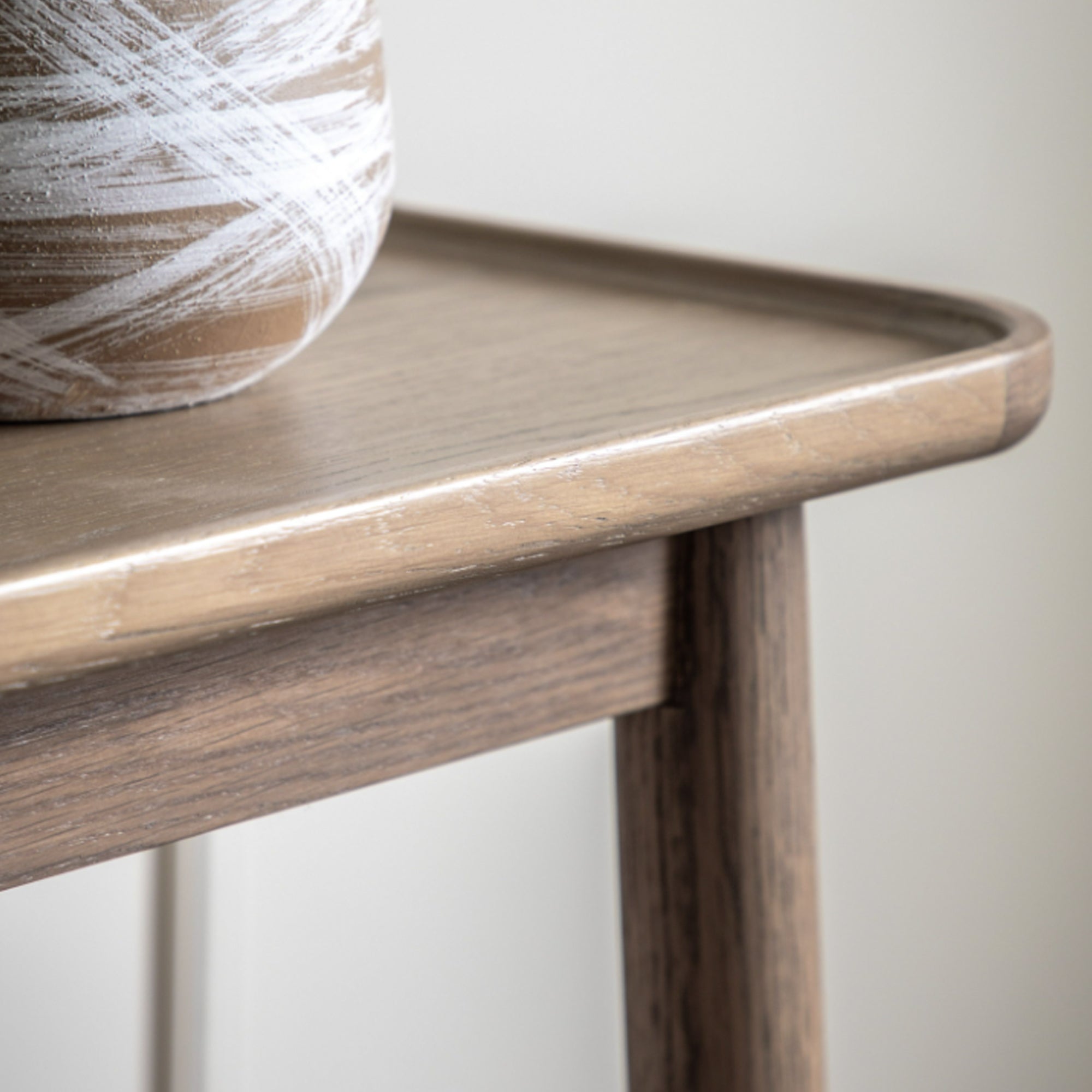 Gallery Kingham Grey Oak Console Table