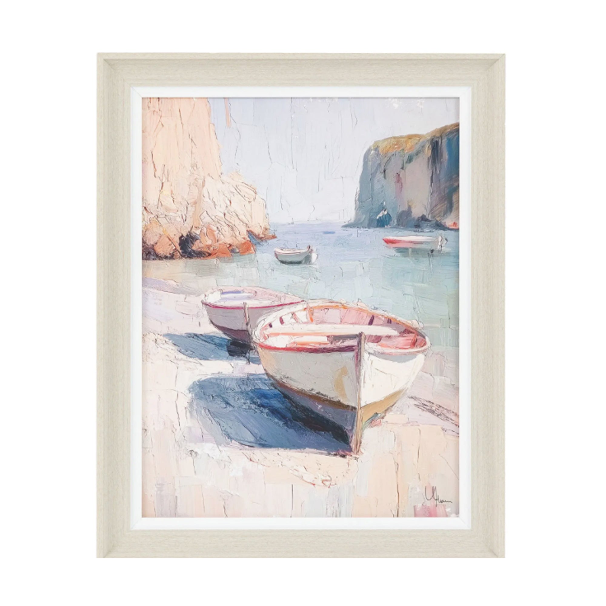 Echo Bay Framed Canvas by Ulyana Hammond