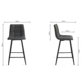 Bentley Designs Mondrian Bar Stools (Pair)
