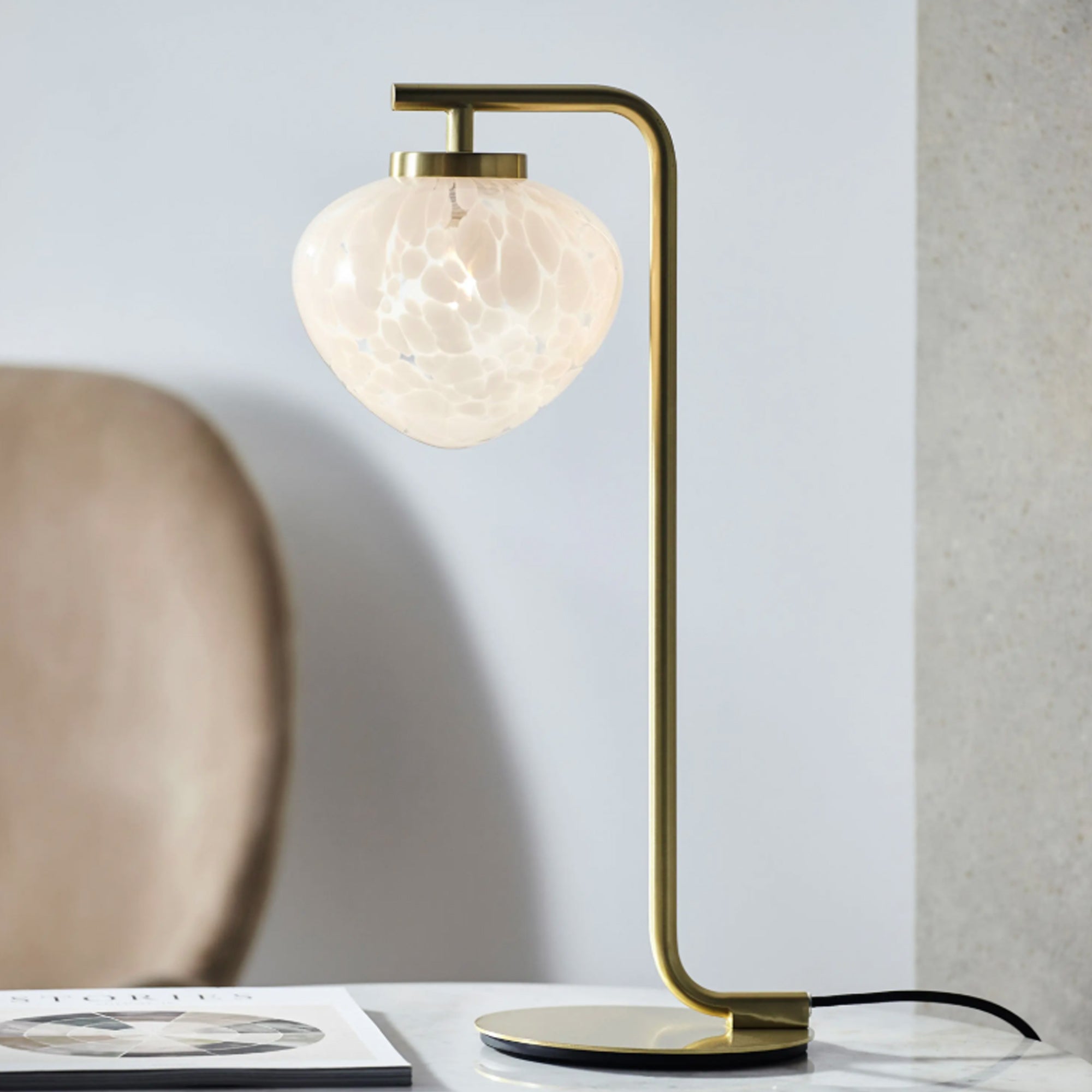Mali 1 Satin Brass Table Lamp