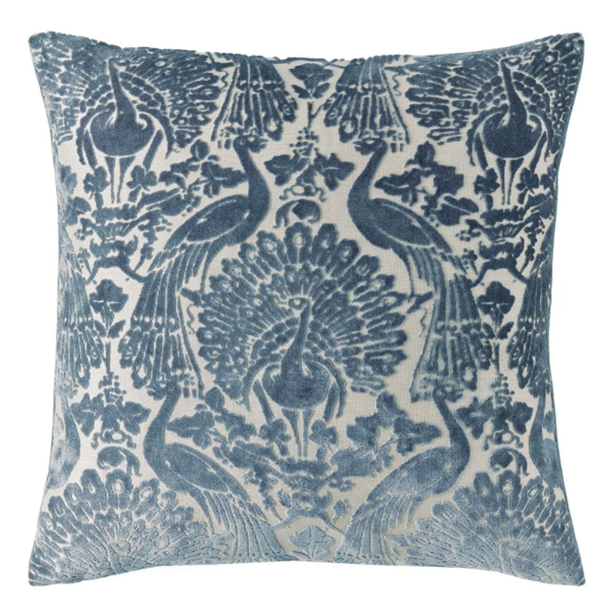 Laura Ashley Peacock Damask Cushion
