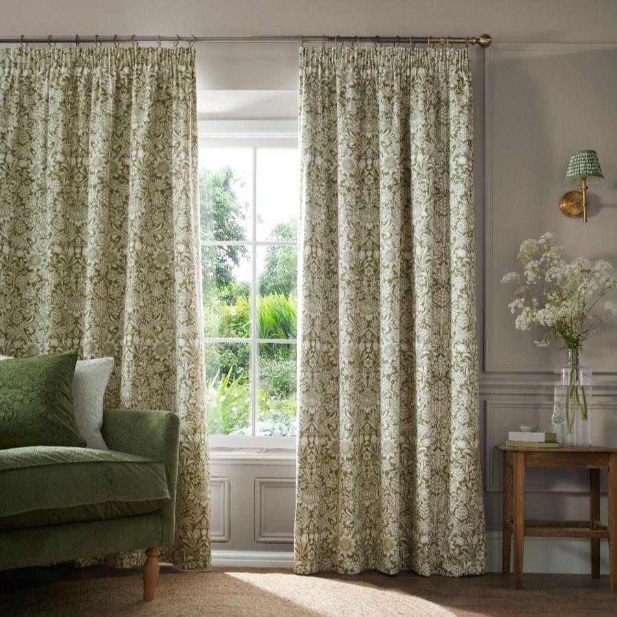 William Morris at Home Sunflower Ready Made Curtains